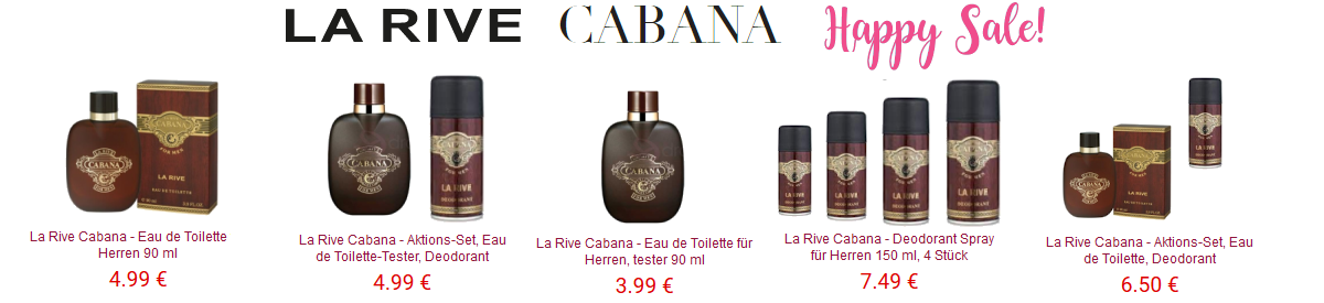La Rive Cabana - Parfüm Aktionen - 1Parfum.de