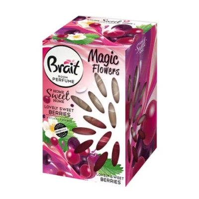 Brait Magic Flowers Lovely Sweet Berries - Lufterfrischer, Duftendes Dekoblume, 75 ml
