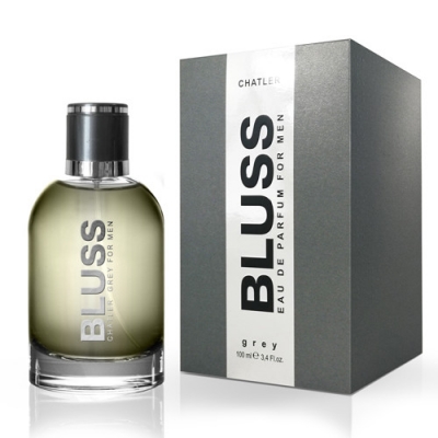 Chatler Bluss Grey Men - Aktions-Set, Eau de Parfum 100 ml + Eau de Parfum 30 ml