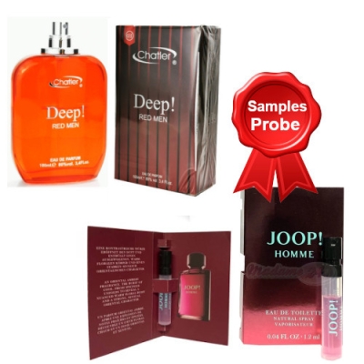 Chatler Deep Red Men - Eau de Parfum 100 ml, Probe Joop! Homme