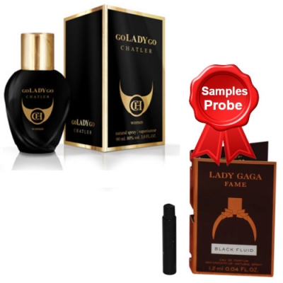 Chatler Go Lady Go - Eau de Parfum 100 ml, Probe Lady Gaga Fame