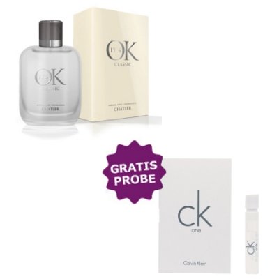 Chatler its OK Classic - Eau de Parfum 100 ml, Probe Calvin Klein CK One