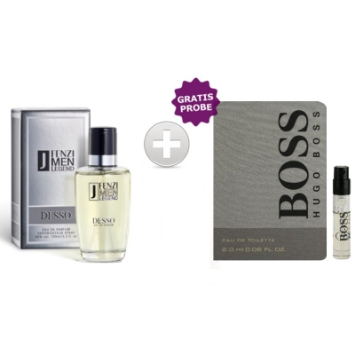 JFenzi Desso Legend Men - Eau de Parfum 100 ml, Probe Hugo Boss Bottled
