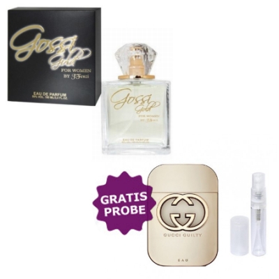 JFenzi Gossi Gold - Eau de Parfum 100 ml, Probe Gucci Guilty