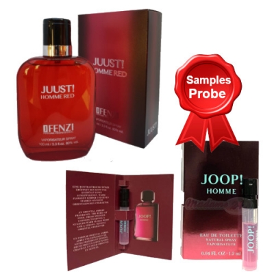JFenzi Juust! Homme Red 100 ml + Probe Joop! Homme