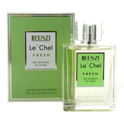 JFenzi Le Chel Fresh - Aktions-Set fur Damen, Eau de Parfum 100 ml, roll-on 10 ml
