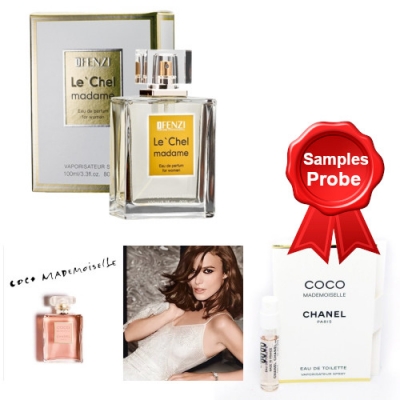 JFenzi Le Chel Madame - Eau de Parfum 100 ml, Probe Chanel Coco Mademoiselle