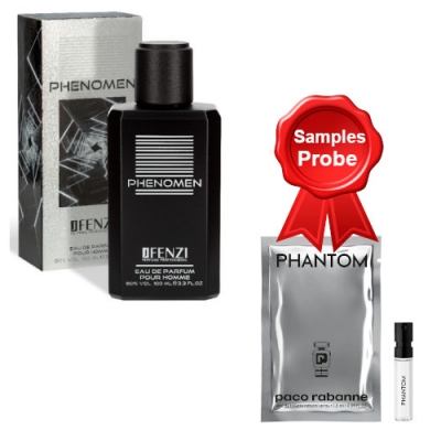 JFenzi Phenomen - Eau de Parfum 100 ml, Probe Paco Rabanne Phantom