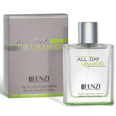 JFenzi Uranos All Day Homme - Eau de Parfum 100 ml, Probe Hermes H24