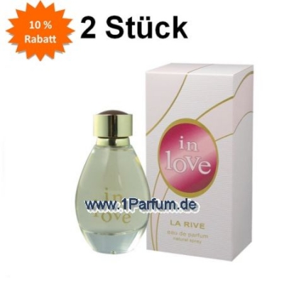La Rive In Love - Eau de Parfum fur Damen 90 ml, 2 Stuck