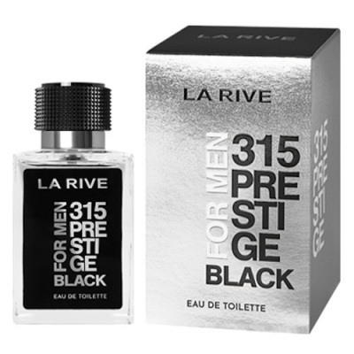 La Rive 315 Prestige Black - Eau de Parfum fur Herren 100 ml, Probe Carolina Herrera 212 VIP Black Men
