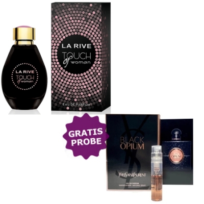 La Rive Touch Woman - Eau de Parfum 90 ml, Probe Yves Saint Laurent Opium Black