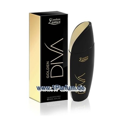 Lamis Diva Golden - Eau de Parfum 100 ml, Probe Hugo Boss Nuit Femme