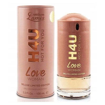 Lamis H4U Hot for You Love Woman de Luxe - Eau de Parfum fur Damen 100 ml, Probe Carolina Herrera 212 Sexy