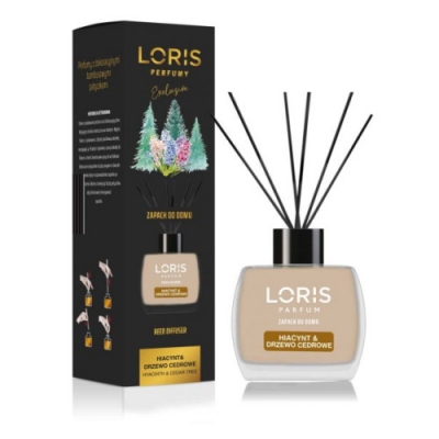 Loris Hyacinth & Cedar Tree - Raumduft, Aroma Diffusor mit Stabchen 120 ml