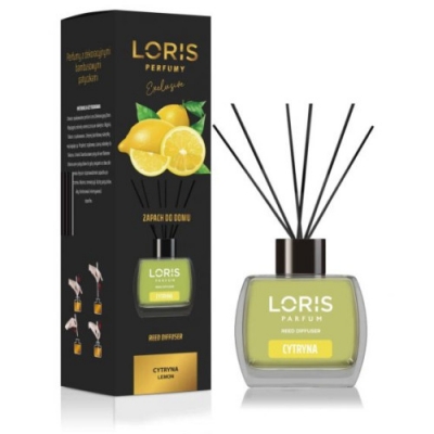 Loris Lemon - Raumduft, Aroma Diffusor mit Stabchen 120 ml
