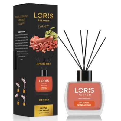 Loris Sandal Wood - Raumduft, Aroma Diffusor mit Stabchen 120 ml