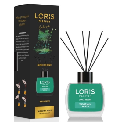 Loris Spring Breeze - Raumduft, Aroma Diffusor mit Stabchen 120 ml