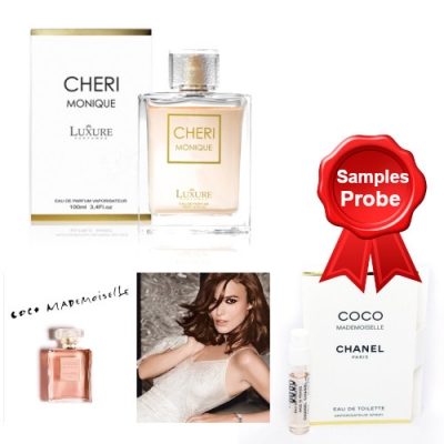 Luxure Cheri Monique - Eau de Parfum 100 ml, Probe Chanel Coco Mademoiselle