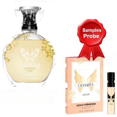 Luxure Olivia Summer Time - Eau de Parfum 100 ml, Probe Paco Rabanne Olympea Solar