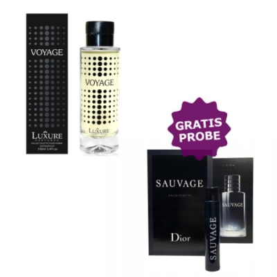 Luxure Voyage - Eau de Parfum 100 ml, Probe Dior Sauvage