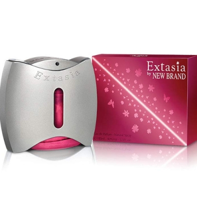 New Brand Extasia Woman - Eau de Parfum 100 ml, Probe Calvin Klein Euphoria 1,2 ml