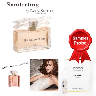 Paris Bleu Sanderling - Eau de Parfum 100 ml, Probe Chanel Coco Mademoiselle