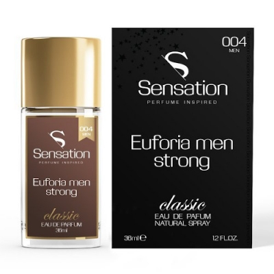 Sensation 004 Euforia Strong Men - Eau de Parfum fur Herren 36 ml