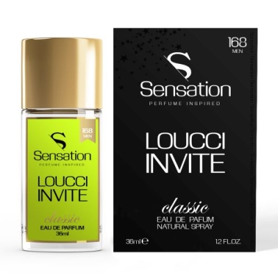 Sensation 168 Loucci Invite - Eau de Parfum fur Herren 36 ml