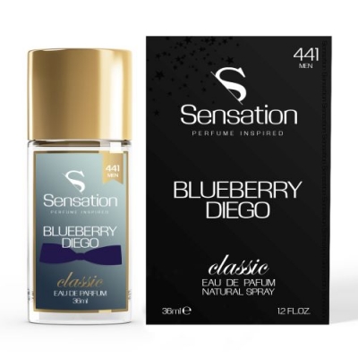 Sensation 441 Men BlueBerry Diego - Eau de Parfum fur Herren 36 ml