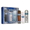 Cuba Blue Men - Set fur Herren, Eau de Toilette, Deodorant, Aftershave