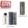 La Rive Grey Point - Aktions-Set, Eau de Toilette, Deodorant