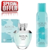 La Rive Aqua Woman - Aktions-Set, Eau de Parfum, Deodorant