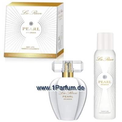 La Rive Pearl - Set fur Damen, Eau de parfum, Deodorant