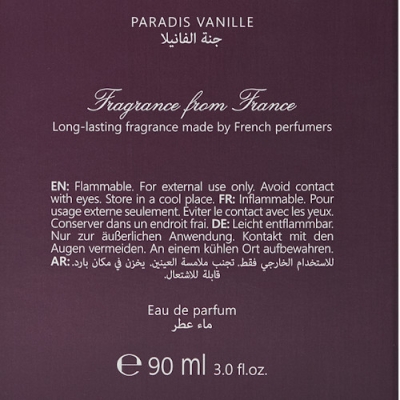 LOU DE PRE Paradis Vanille - Eau de Parfum fur Damen 90 ml