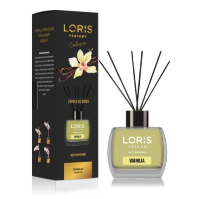 Loris Vanille - Raumduft, Aroma Diffusor mit Stabchen 120 ml