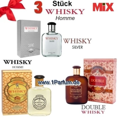 Evaflor Whisky Mix Men - Whisky, Double Whisky, Whisky Silver, 3 Stuck