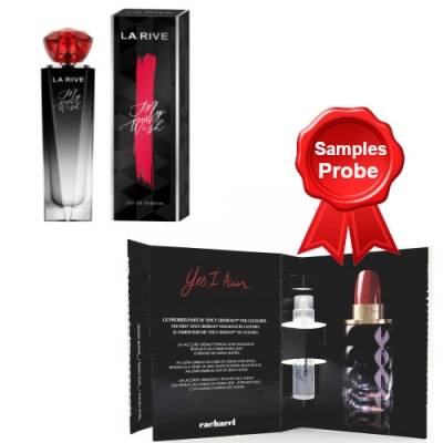 La Rive My Only Wish - Eau de Parfum 100 ml, Probe Cacharel Yes I Am