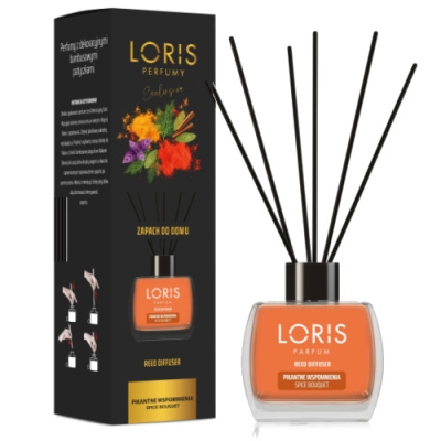 Loris Würzige Erinnerungen - Raumduft, Aroma Diffusor mit Stabchen 120 ml
