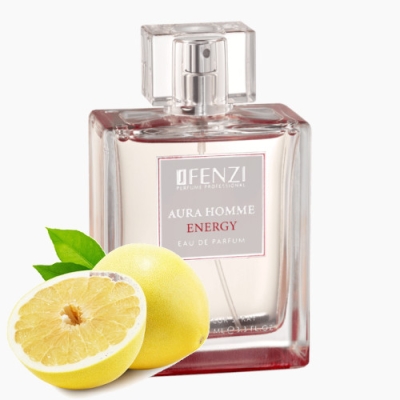JFenzi Aura Energy Homme - Eau de Parfum fur Herren 100 ml