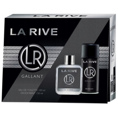 La Rive Gallant - Set fur Herren, Eau de Toilette, Deodorant