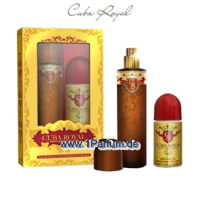 Cuba Royal - Set fur Herren, Eau de Toilette, Deodorant Roll-On