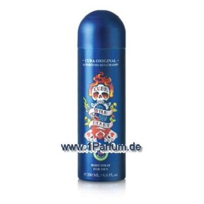 Cuba Wild Heart Men - Deodorant fur Herren 200 ml