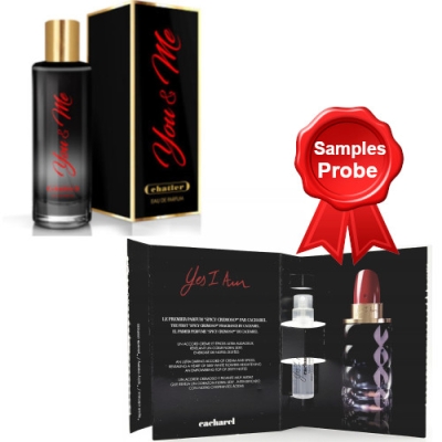 Chatler You&Me Woman - Eau de Parfum 100 ml, Probe Cacharel Yes I Am
