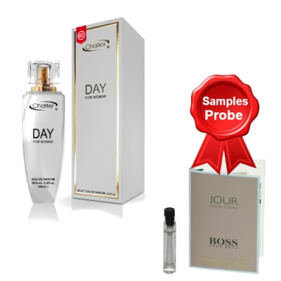 Chatler Day Women - Eau de Parfum 100 ml, Probe Hugo Boss Jour Femme