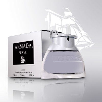 Paris Bleu Armada Silver - Eau de Toilette fur Herren 100 ml