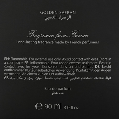 LOU DE PRE Golden Safran - Eau de Parfum fur Herren 90 ml