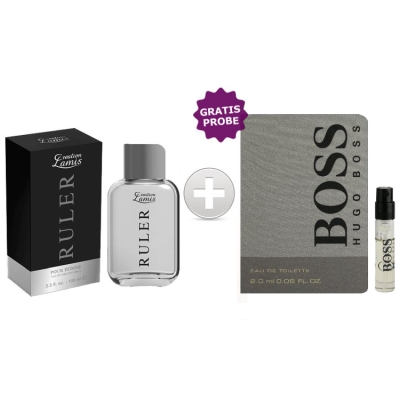 Lamis Ruler - Eau de Toilette fur Herren 100 ml, Probe Hugo Boss Bottled