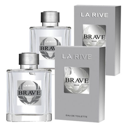 La Rive Brave Men - Eau de Toilette fur Herren 90 ml, 2 Stuck